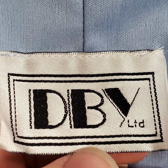 DBY Women Y2K Fairy Grunge Babydoll Midi Dress Size 8 Blue Rocker Flowy Feminine - Picture 5 of 10